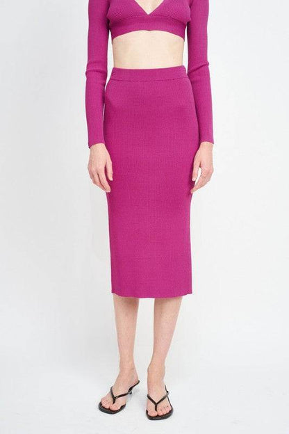 HIGH WAIST MIDI PINCIL SKIRT - Shop Style & More | Fresh Looks, Everyday Deals & Free Shipping