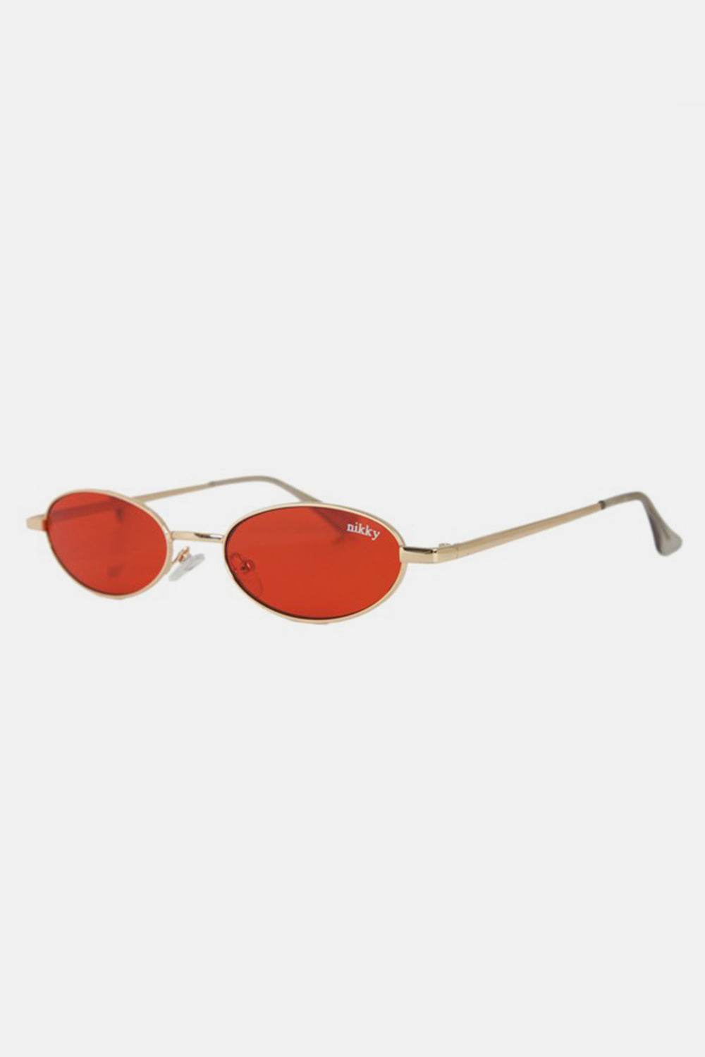 Nicole Lee USA Metal Frame Finley Oval Sunglasses - Shop Style & More | Fresh Looks, Everyday Deals & Free Shipping