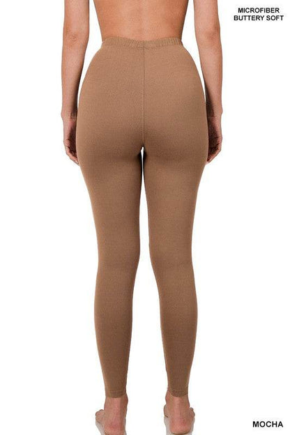 Brushed DTY Microfiber Full-Length Leggings - Shop Style & More | Fresh Looks, Everyday Deals & Free Shipping