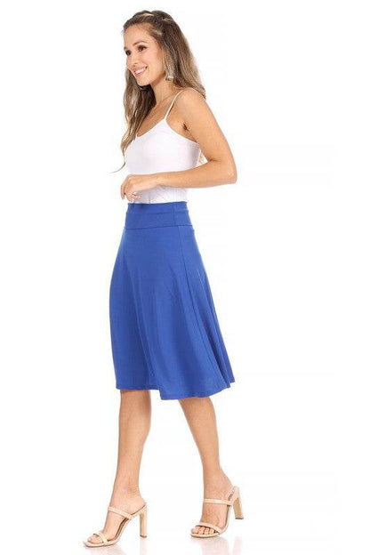 Solid, A-line pull on skirt - Shop Style & More | Fresh Looks, Everyday Deals & Free Shipping