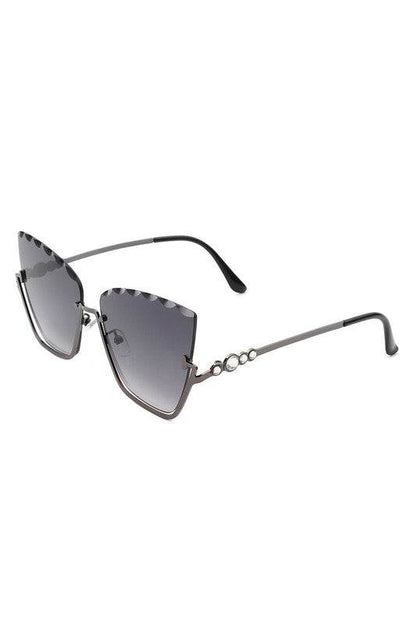 Half Frame Square Tinted Cat Eye Sunglasses - Shop Style & More | Fresh Looks, Everyday Deals & Free Shipping
