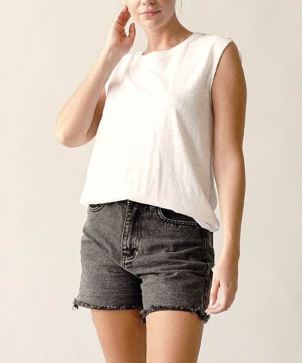 COTTON SLUB MUSCLE VINTAGE NEW TANK - Shop Style & More | Fresh Looks, Everyday Deals & Free Shipping
