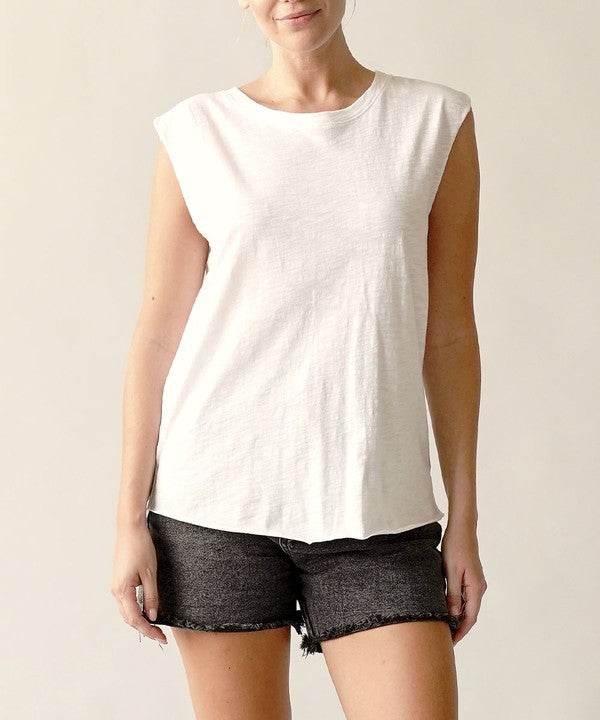 COTTON SLUB MUSCLE VINTAGE NEW TANK - Shop Style & More | Fresh Looks, Everyday Deals & Free Shipping