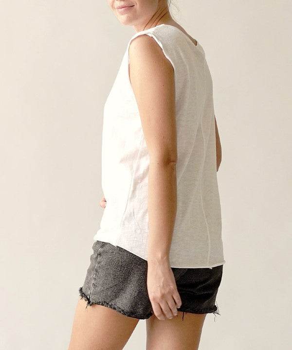 COTTON SLUB MUSCLE VINTAGE NEW TANK - Shop Style & More | Fresh Looks, Everyday Deals & Free Shipping