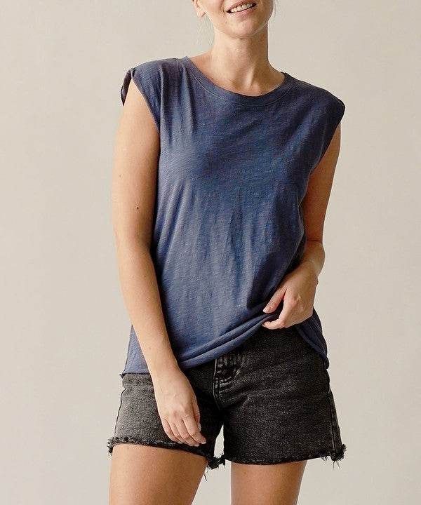 COTTON SLUB MUSCLE VINTAGE NEW TANK - Shop Style & More | Fresh Looks, Everyday Deals & Free Shipping