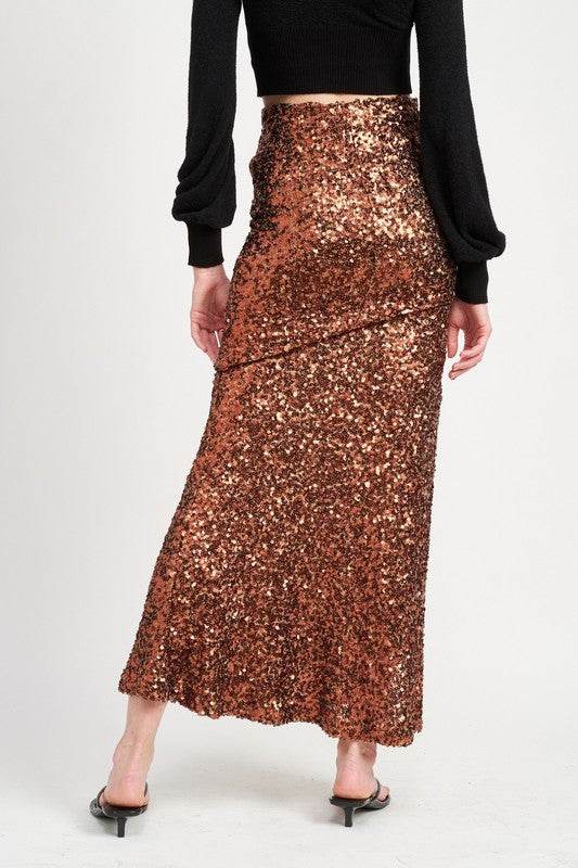 PRINTED HIGH WAIST MAXI SKIRT - Shop Style & More | Fresh Looks, Everyday Deals & Free Shipping