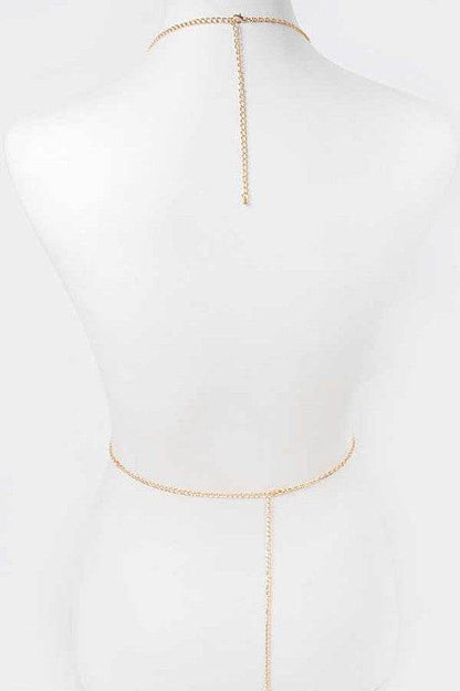 Rhinestone Heart Accent Body Chain - Shop Style & More | Fresh Looks, Everyday Deals & Free Shipping