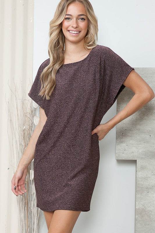 Lurex Low V Back Dress - Shop Style & More | Fresh Looks, Everyday Deals & Free Shipping