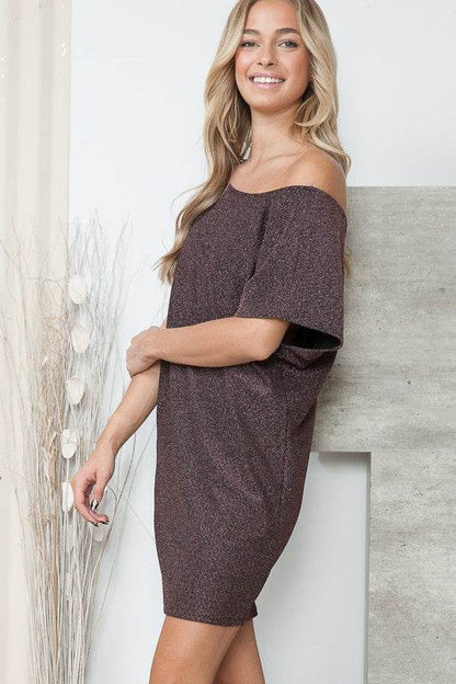 Lurex Low V Back Dress - Shop Style & More | Fresh Looks, Everyday Deals & Free Shipping
