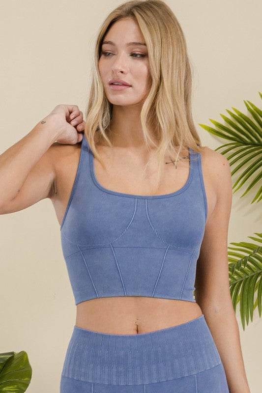 Women's Ultra-Comfort Ribbed Sports Bra - Shop Style & More | Fresh Looks, Everyday Deals & Free Shipping