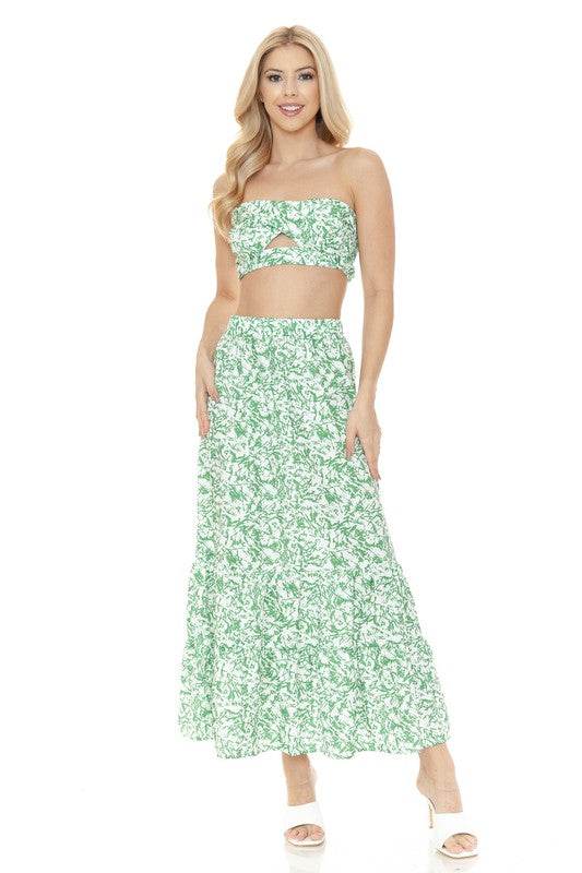 Women's Floral Skirt and TOP Set - Shop Style & More | Fresh Looks, Everyday Deals & Free Shipping