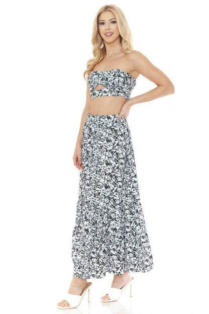 Women's Floral Skirt and TOP Set - Shop Style & More | Fresh Looks, Everyday Deals & Free Shipping
