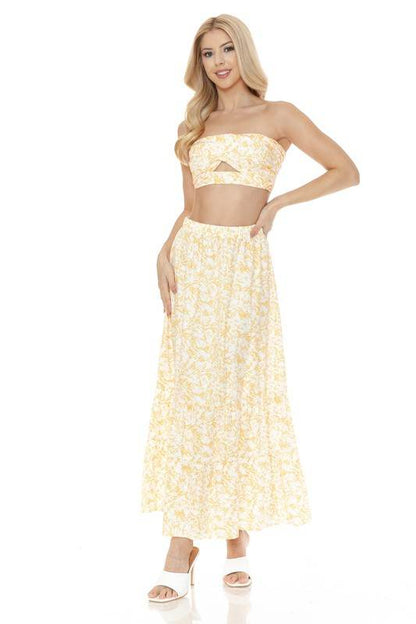 Women's Floral Skirt and TOP Set - Shop Style & More | Fresh Looks, Everyday Deals & Free Shipping