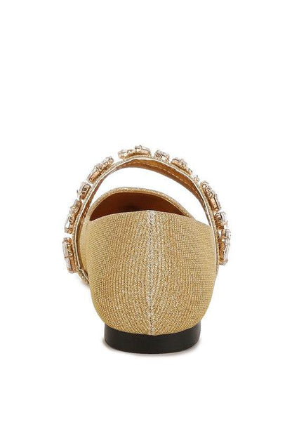 Flavia Diamante Brooch Glitter Ballerinas - Shop Style & More | Fresh Looks, Everyday Deals & Free Shipping