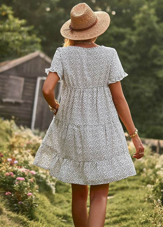 Tiered dotted dress - Shop Style & More | Fresh Looks, Everyday Deals & Free Shipping