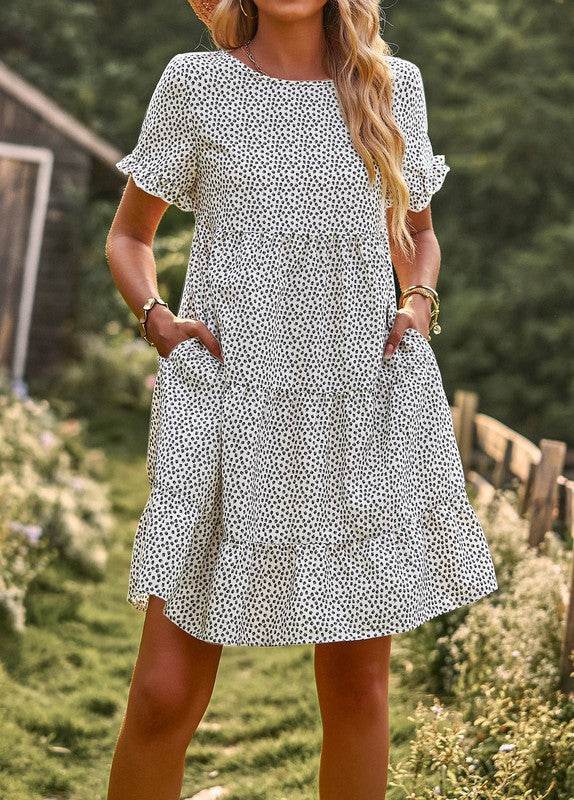 Tiered dotted dress - Shop Style & More | Fresh Looks, Everyday Deals & Free Shipping