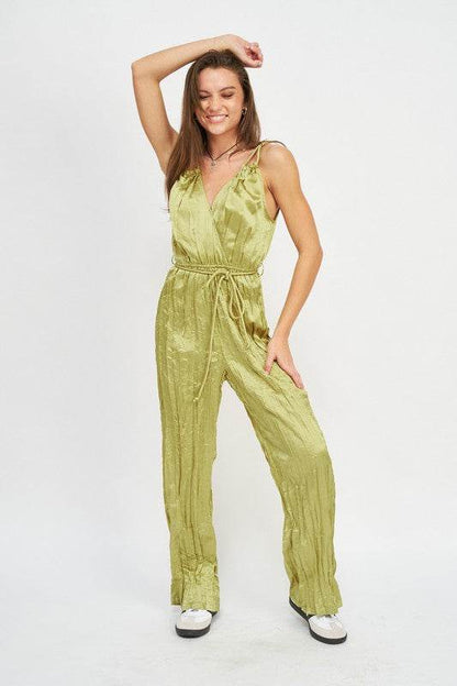 PLEARED WIDE LEG JUMPSUIT - Shop Style & More | Fresh Looks, Everyday Deals & Free Shipping