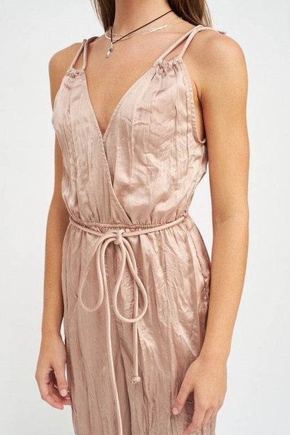 PLEARED WIDE LEG JUMPSUIT - Shop Style & More | Fresh Looks, Everyday Deals & Free Shipping