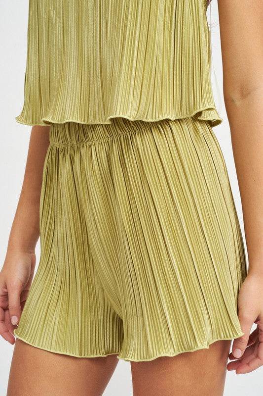 HIGH WAIST SHORTS WITH ELASTIC WAISTBAND - Shop Style & More | Fresh Looks, Everyday Deals & Free Shipping