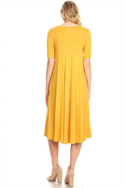 Jersey knit short sleeve oversized a-line dress - Shop Style & More | Fresh Looks, Everyday Deals & Free Shipping