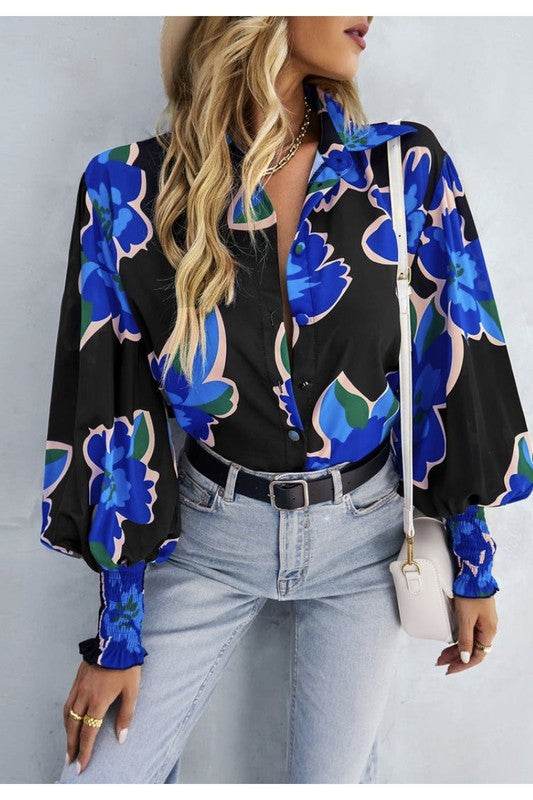 Printed button down top - Shop Style & More | Fresh Looks, Everyday Deals & Free Shipping