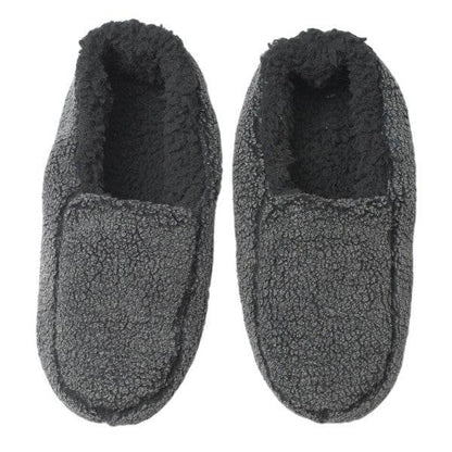 Sherpa Black - Men's Cozy Sherpa House Slippers - Shop Style & More | Fresh Looks, Everyday Deals & Free Shipping