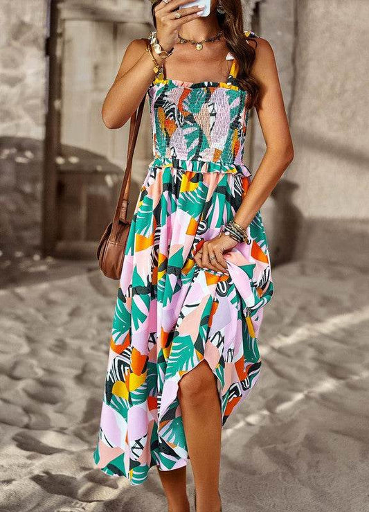 Printed smocked dress - Shop Style & More | Fresh Looks, Everyday Deals & Free Shipping