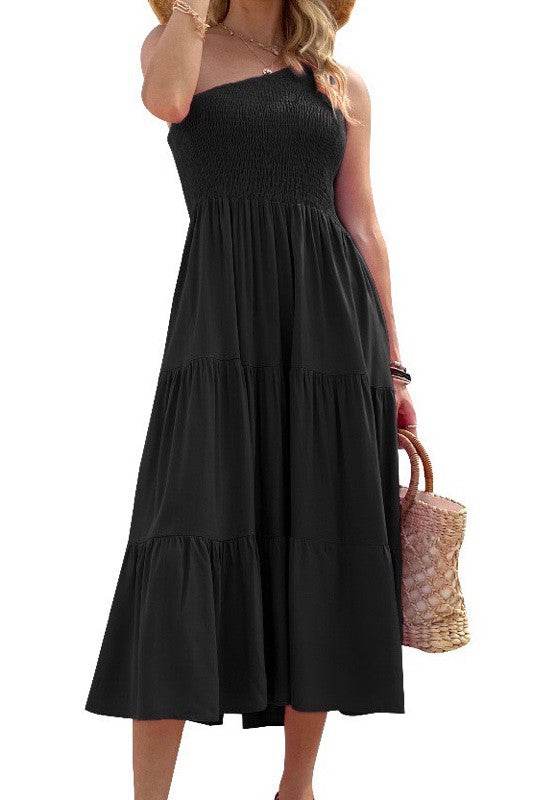 Solid One-Shoulder Dress - Shop Style & More | Fresh Looks, Everyday Deals & Free Shipping
