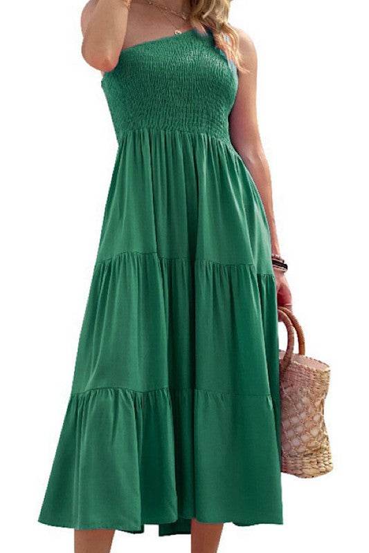 Solid One-Shoulder Dress - Shop Style & More | Fresh Looks, Everyday Deals & Free Shipping