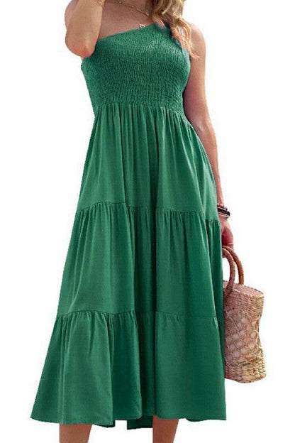 Solid One-Shoulder Dress - Shop Style & More | Fresh Looks, Everyday Deals & Free Shipping