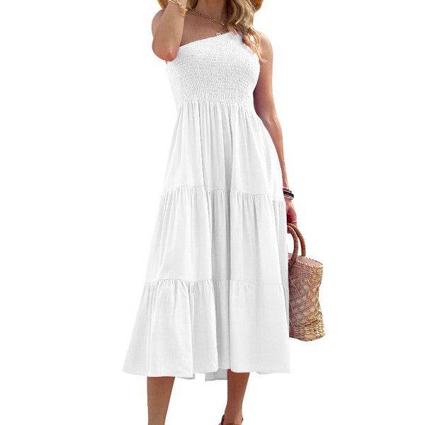 Solid One-Shoulder Dress - Shop Style & More | Fresh Looks, Everyday Deals & Free Shipping