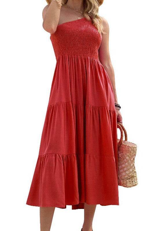 Solid One-Shoulder Dress - Shop Style & More | Fresh Looks, Everyday Deals & Free Shipping