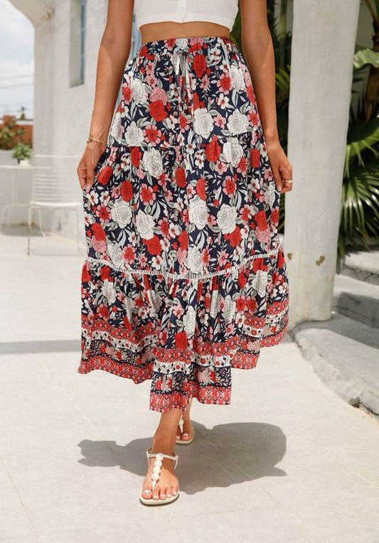 Floral midi skirt - Shop Style & More | Fresh Looks, Everyday Deals & Free Shipping