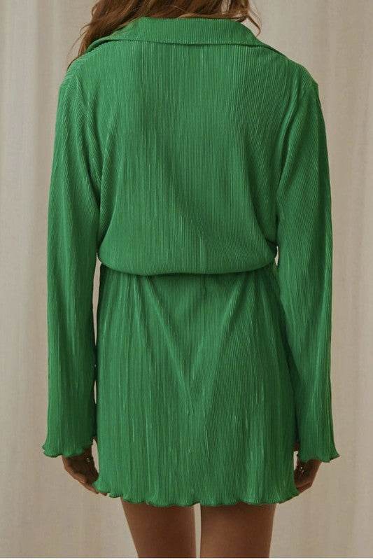 Ribbed long sleeve button down dress - Shop Style & More | Fresh Looks, Everyday Deals & Free Shipping