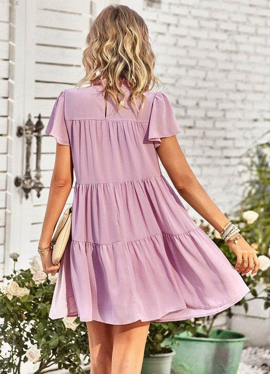 Smocked tiered mini dress - Shop Style & More | Fresh Looks, Everyday Deals & Free Shipping