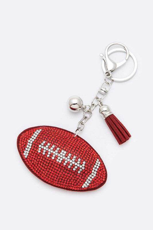 Red Football Key Chain - Shop Style & More | Fresh Looks, Everyday Deals & Free Shipping