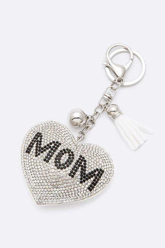 Clear MOM Crystal Pillow Key Chain - Shop Style & More | Fresh Looks, Everyday Deals & Free Shipping