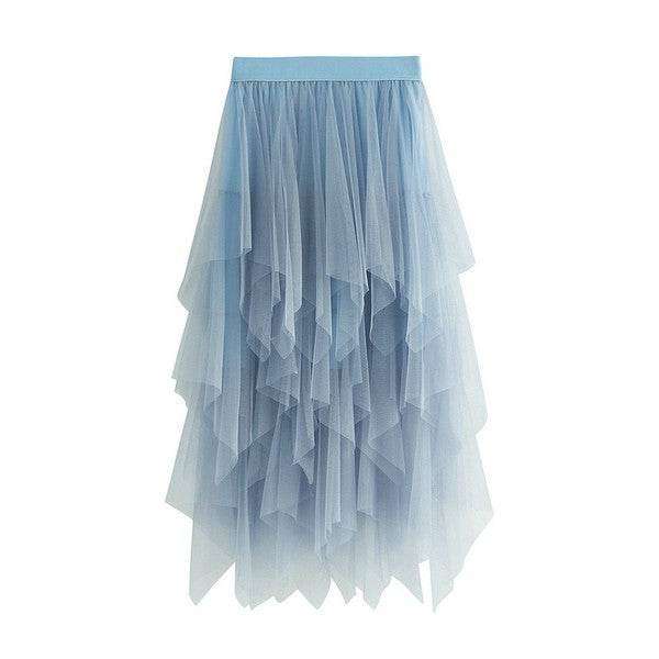 Tiered mesh ruffle midi skirt - Shop Style & More | Fresh Looks, Everyday Deals & Free Shipping