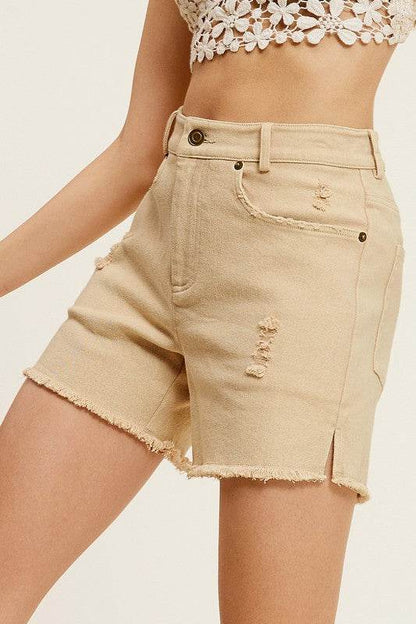 CASUAL WASHED STYLE DENIM SHORTS WITH POCKETS - Shop Style & More | Fresh Looks, Everyday Deals & Free Shipping