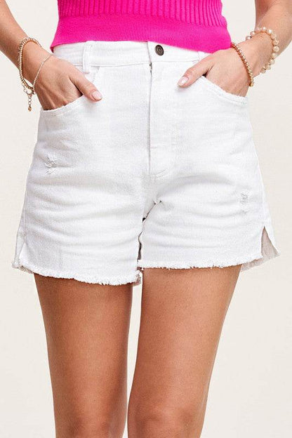 CASUAL WASHED STYLE DENIM SHORTS WITH POCKETS - Shop Style & More | Fresh Looks, Everyday Deals & Free Shipping