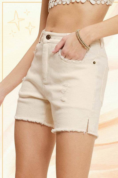 CASUAL WASHED STYLE DENIM SHORTS WITH POCKETS - Shop Style & More | Fresh Looks, Everyday Deals & Free Shipping