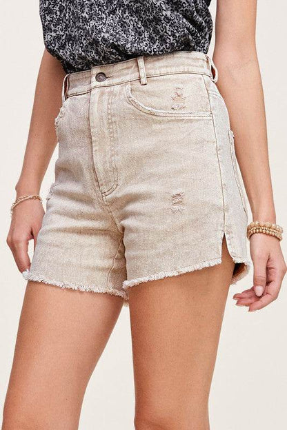 CASUAL WASHED STYLE DENIM SHORTS WITH POCKETS - Shop Style & More | Fresh Looks, Everyday Deals & Free Shipping