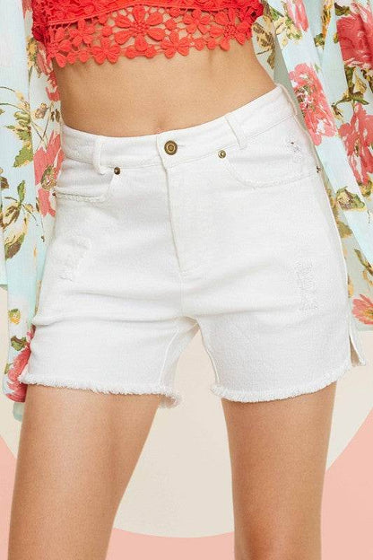 CASUAL WASHED STYLE DENIM SHORTS WITH POCKETS - Shop Style & More | Fresh Looks, Everyday Deals & Free Shipping