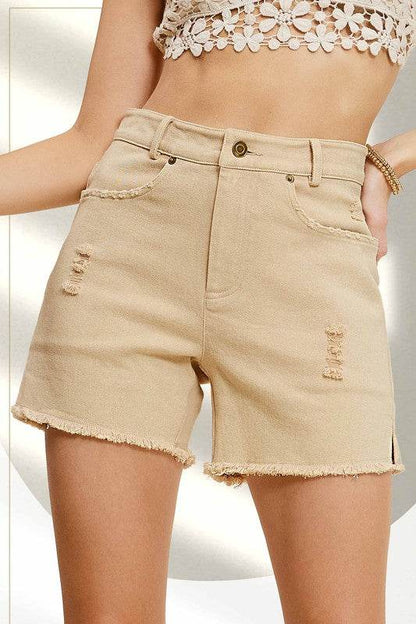 CASUAL WASHED STYLE DENIM SHORTS WITH POCKETS - Shop Style & More | Fresh Looks, Everyday Deals & Free Shipping
