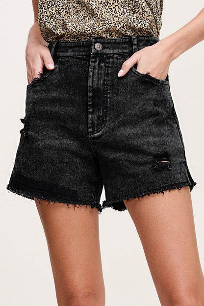 CASUAL WASHED STYLE DENIM SHORTS WITH POCKETS - Shop Style & More | Fresh Looks, Everyday Deals & Free Shipping