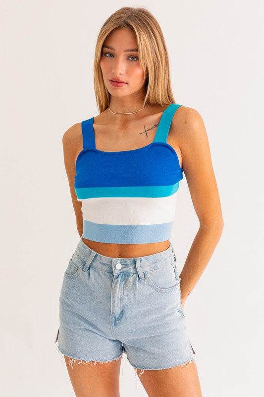 Stripe Knit Tank - Shop Style & More | Fresh Looks, Everyday Deals & Free Shipping