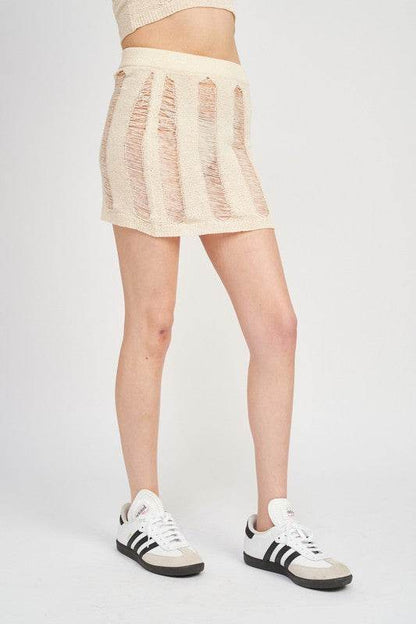 LADDERED HIGH WAIST MINI SKIRT - Shop Style & More | Fresh Looks, Everyday Deals & Free Shipping
