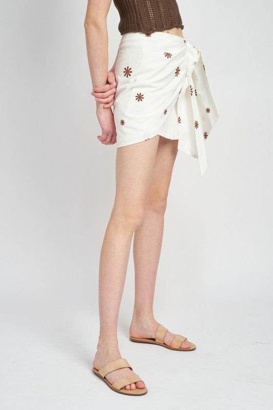 SARONG LOOK PRINTED MINI SKIRT - Shop Style & More | Fresh Looks, Everyday Deals & Free Shipping