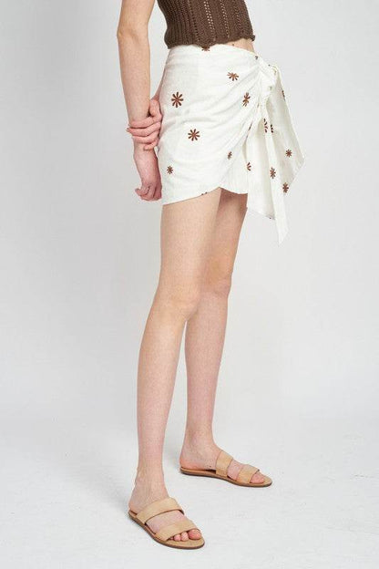SARONG LOOK PRINTED MINI SKIRT - Shop Style & More | Fresh Looks, Everyday Deals & Free Shipping
