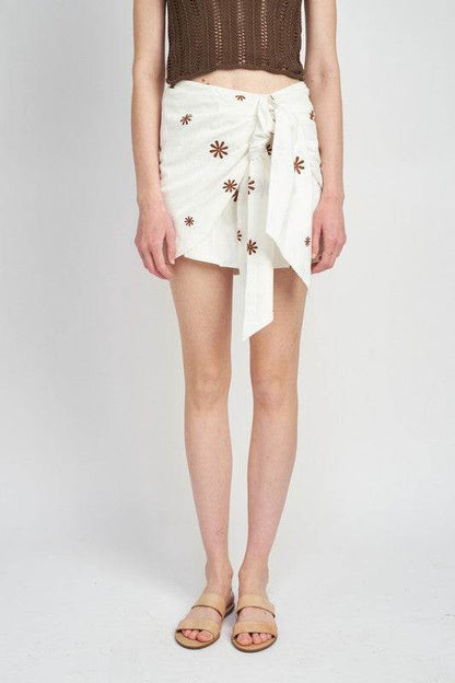 SARONG LOOK PRINTED MINI SKIRT - Shop Style & More | Fresh Looks, Everyday Deals & Free Shipping
